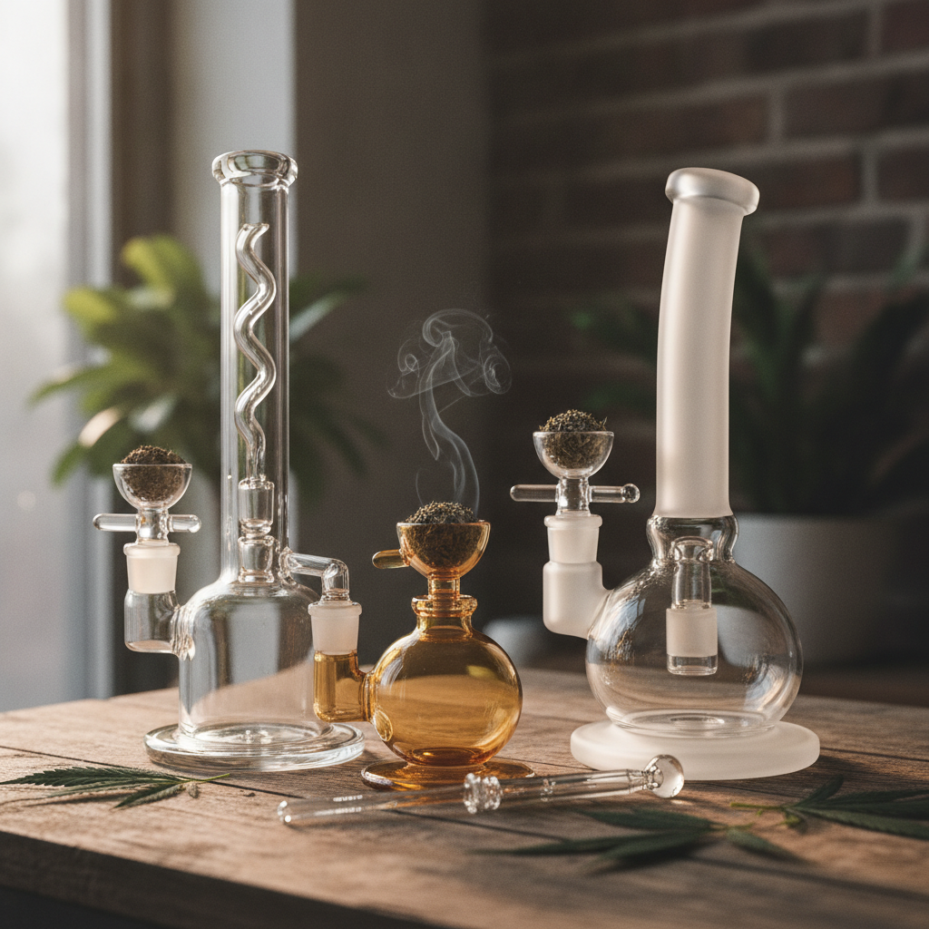 Water Pipes no people zoom in focus on the smoking products